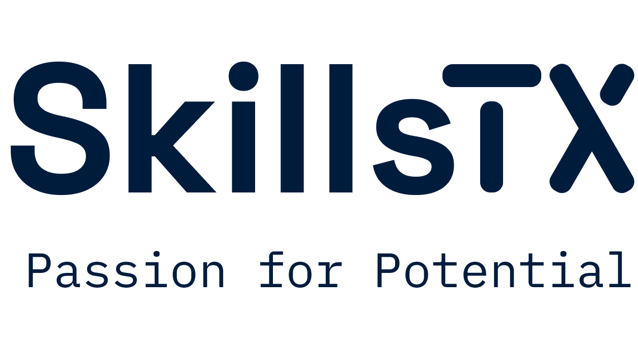 SkillsTX logo blue