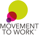 Logotipo "Desplazarse al trabajo