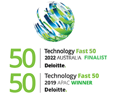 Empresa tecnológica de más rápido crecimiento de Deloitte Fast50 Asia Pacific - finalista en 2022 y ganadora en 2019