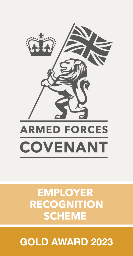 Armed Forces Covenant - Employer Recognition Scheme - Gold Award 2023