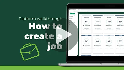 Product walkthrough - How to create a job video thumbnail