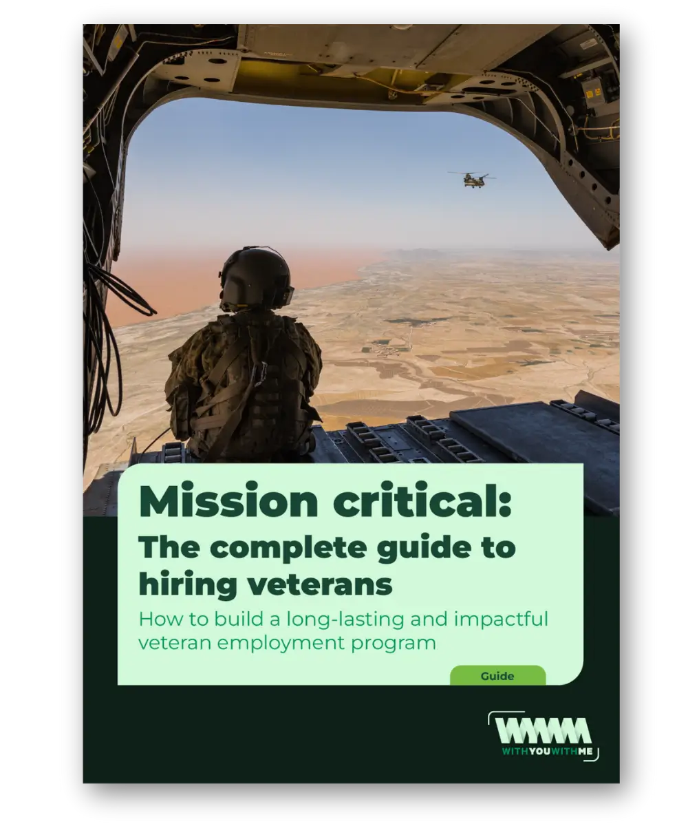 Veteran hiring guide cover