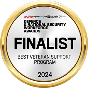Defence & Nat Sec Workforce Awards - Finalist - Best Veteran Support Program 2024